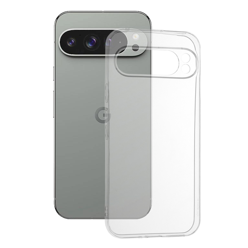 Techsuit - Clear Silicone - Google Pixel 9 Pro XL - Transparent