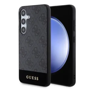 Guess - Hardcase 4G Stripe Collection (GUHCS24MG4GLGR) - Samsung Galaxy S24 Plus - Black