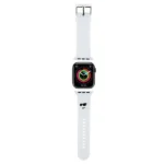 Karl Lagerfeld 3D Rubber Choupette Head Strap for Apple Watch 42/44/45/49mm - White