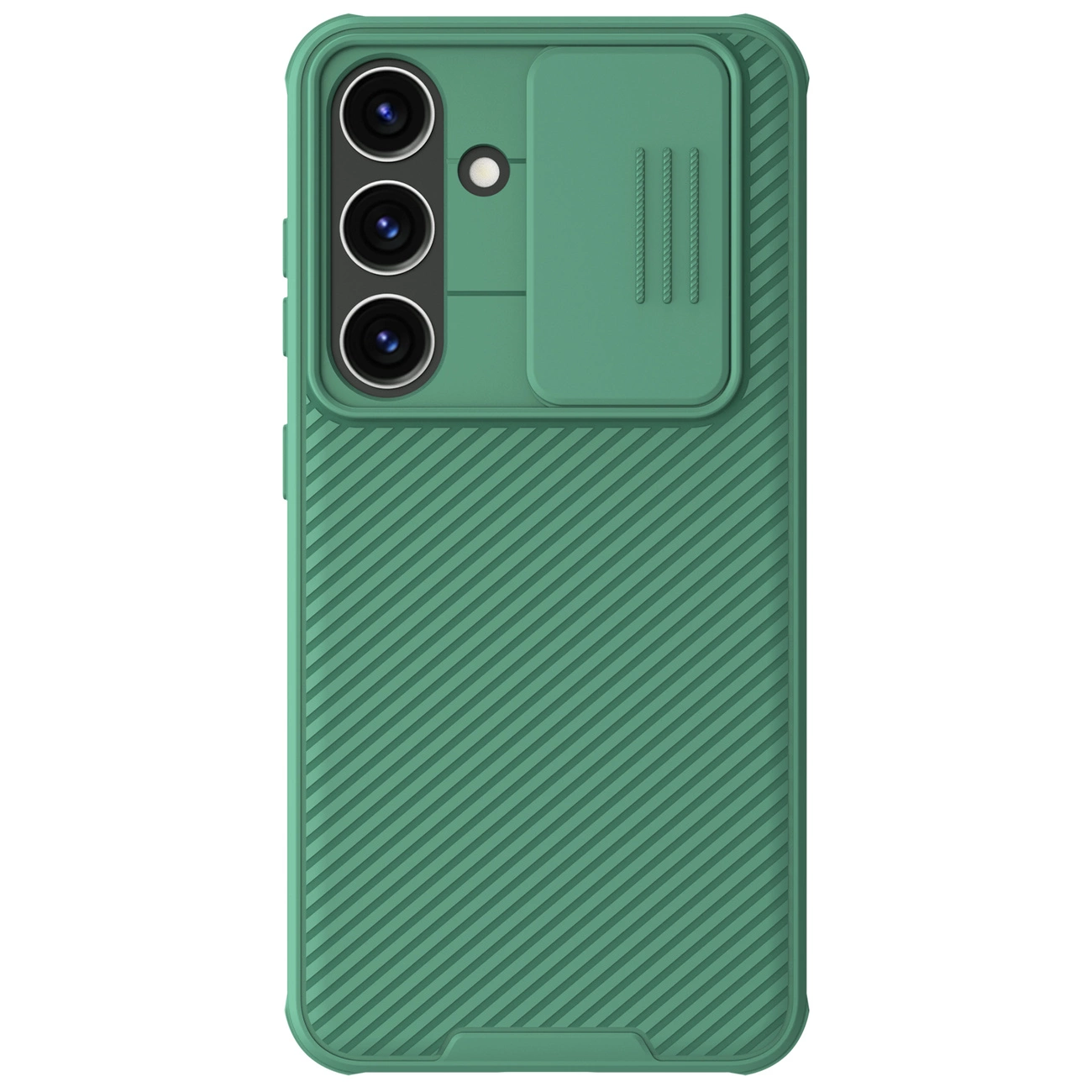 Nillkin CamShield Pro armored case with camera cover for Samsung Galaxy S24 - green