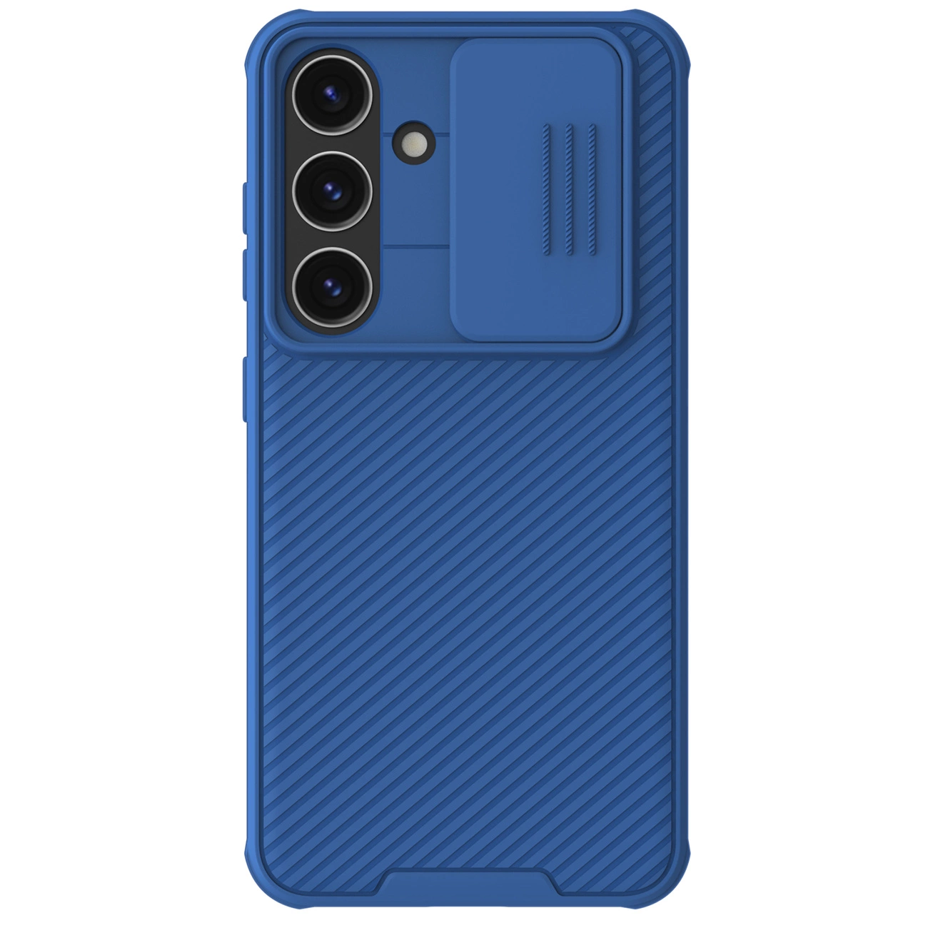 Nillkin CamShield Pro armored case with camera cover for Samsung Galaxy S24+ - blue