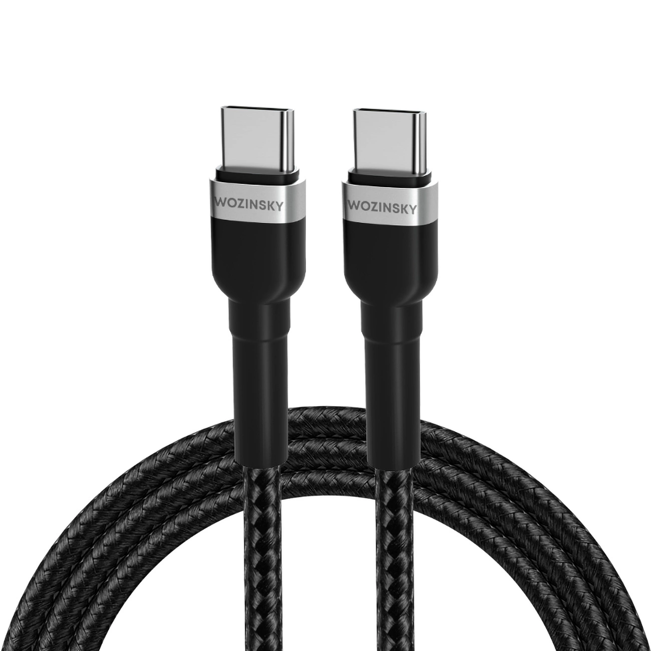 Wozinsky WNBCC2 USB-C / USB-C PD 65W cable 2 m - black