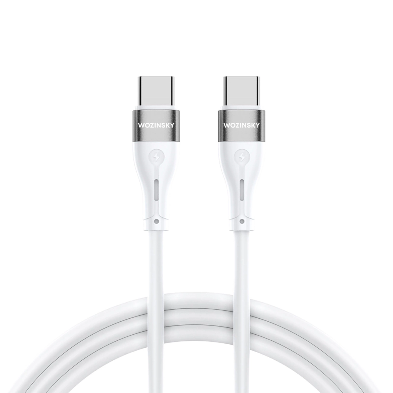 Wozinsky WSTCC2 USB-C / USB-C PD 65W cable 2 m - white