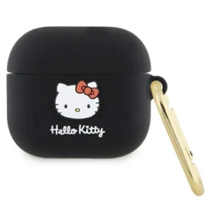 Hello Kitty Silicone 3D Kitty Head case for AirPods 3 - black