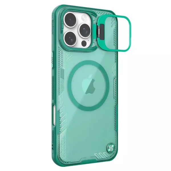 Nillkin - Iceblade Prop Magnetic (with Camera Cutout) - iPhone 16 Pro Max - Green