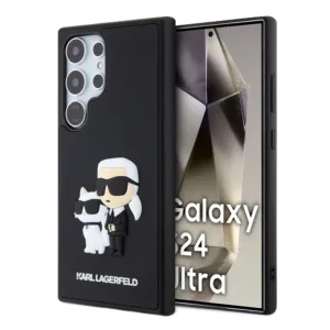 Karl Lagerfeld - 3D Design (KLHCS24L3DRKCNK) - Samsung Galaxy S24 Ultra - Rubber Karl&Choupette