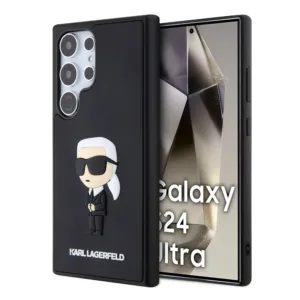 Karl Lagerfeld - 3D Design (KLHCS24L3DRKINK) - Samsung Galaxy S24 Ultra - Rubber Ikonik