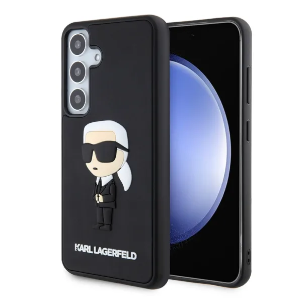 Karl Lagerfeld - 3D Design (KLHCS24S3DRKINK) - Samsung Galaxy S24 - Rubber Ikonik