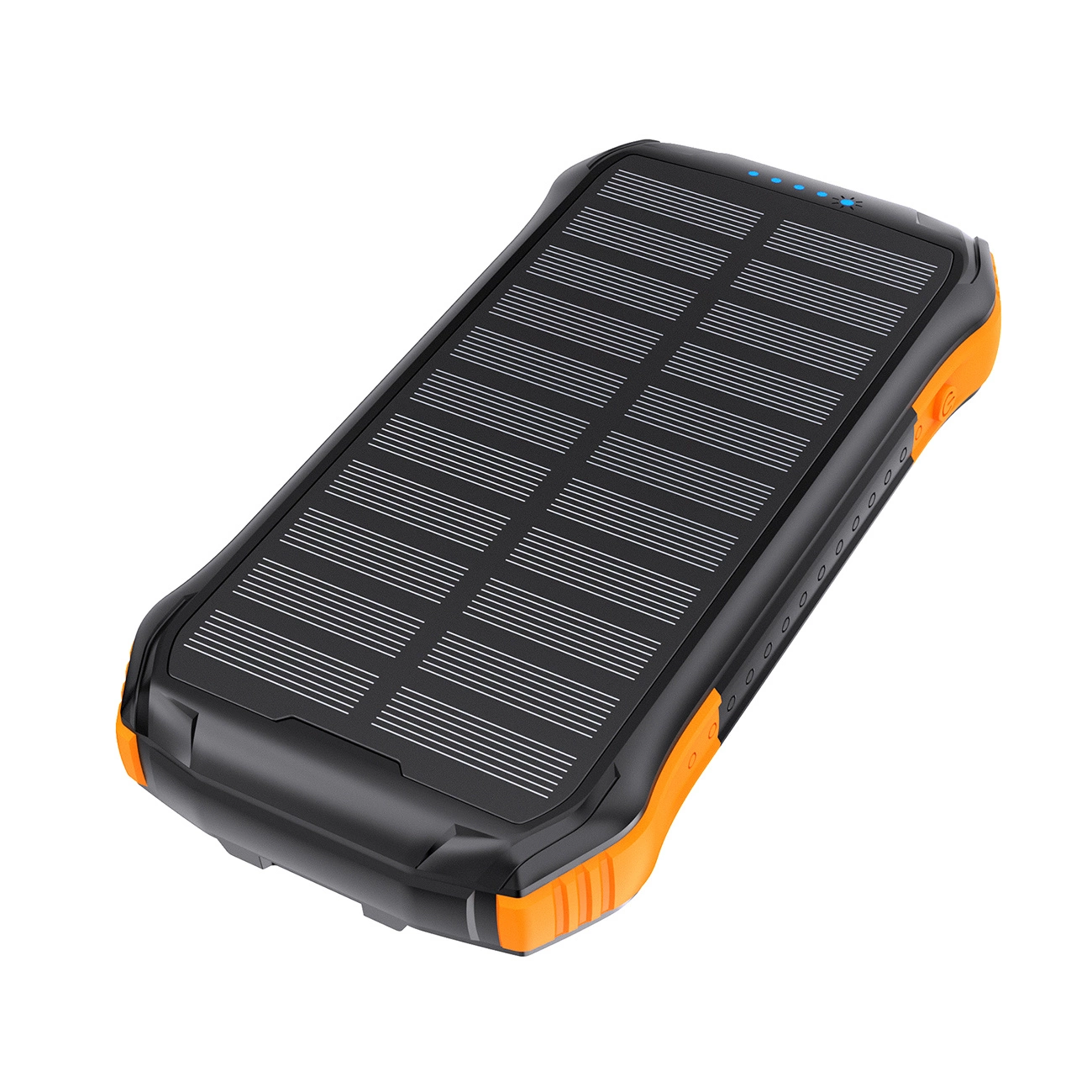 Choetech B658 solar power bank 10000mAh 2x USB-A - black and orange