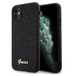 Guess Disco Metal Script case for iPhone 11 / Xr - black