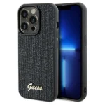 Guess Disco Metal Script case for iPhone 13 Pro Max - black