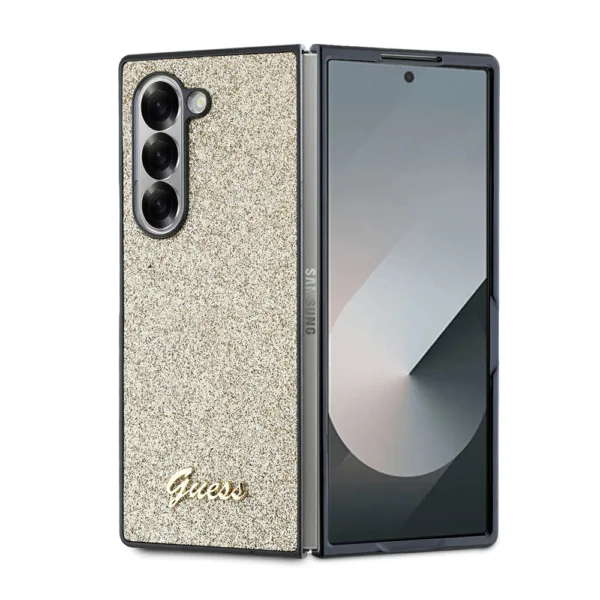 Guess - Glitter Script (GUHCZFD6HGGSHD) - Samsung Galaxy Z Fold6 - Gold