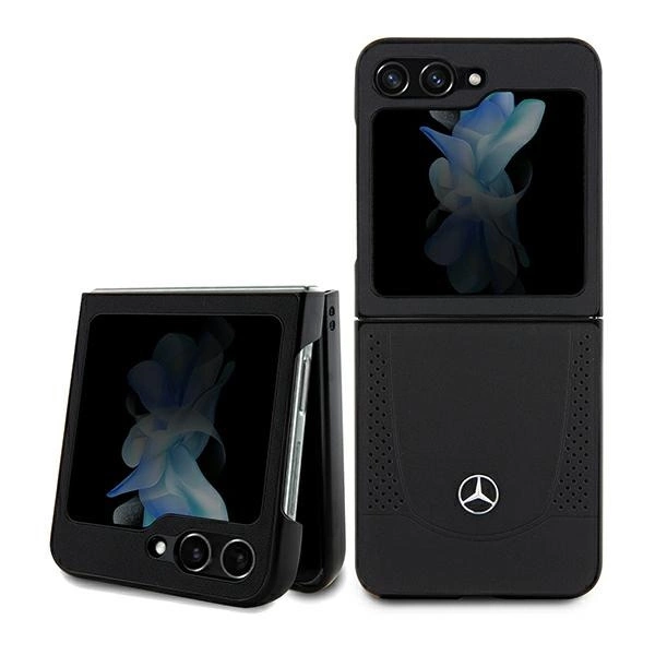 Mercedes Leather Urban case for Samsung Galaxy Z Flip 5 - black