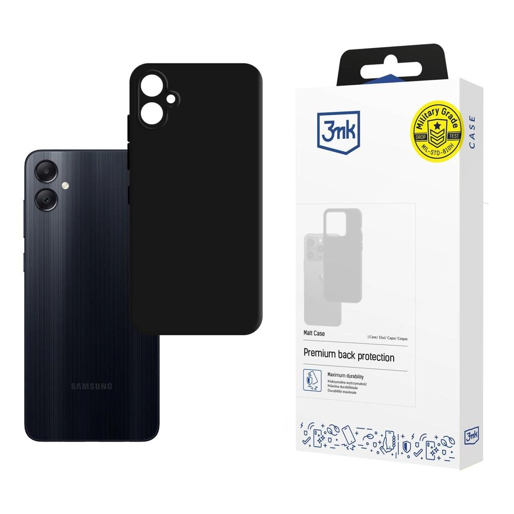 3mk Matt Case for Samsung Galaxy A05 - black