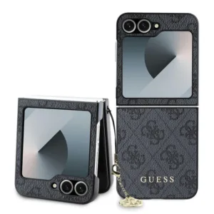 Guess - Hardcase 4G Charm (GUHCZF6GF4GGR) - Samsung Galaxy Z Flip6 - Black