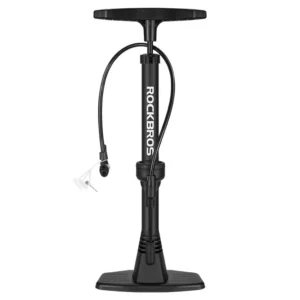 Rockbros 42510001001 floor bicycle pump - black