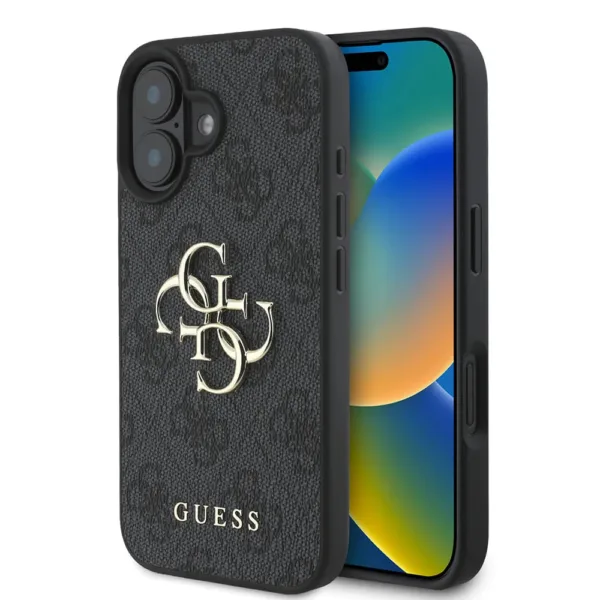 Guess - Hardcase 4G Big Logo (GUHCP16S4GMGGR) - iPhone 16 - Black