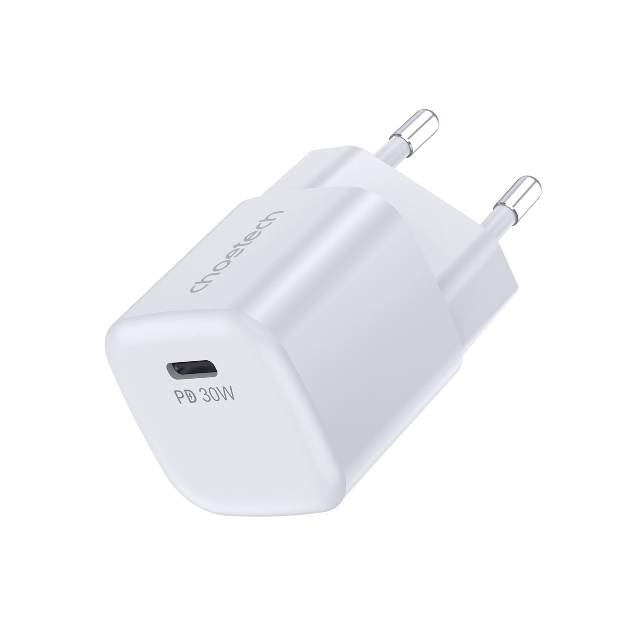 Choetech PD5007 USB-C PD 30W GaN wall charger - white