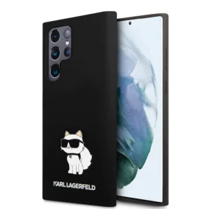 Karl Lagerfeld - Silicone (KLHCS23LSNCHBCK) - Samsung Galaxy S23 Ultra - Choupette