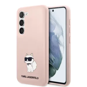 Karl Lagerfeld - Silicone (KLHCS23MSNCHBCP) - Samsung Galaxy S23 Plus - Pink Choupette