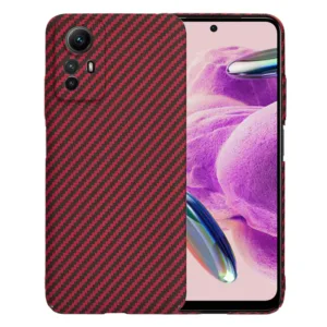 Techsuit - Carbonite FiberShell - Xiaomi Redmi Note 12S - Red