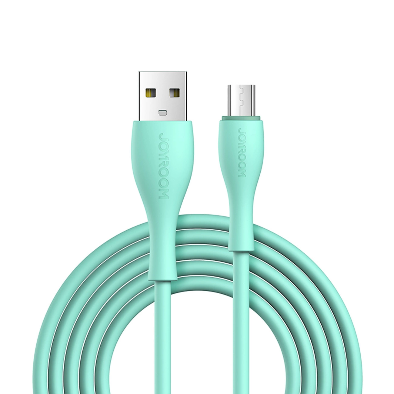 Joyroom Bowling Data Cable S-2030M8 USB-A / micro USB 3A 2m - green