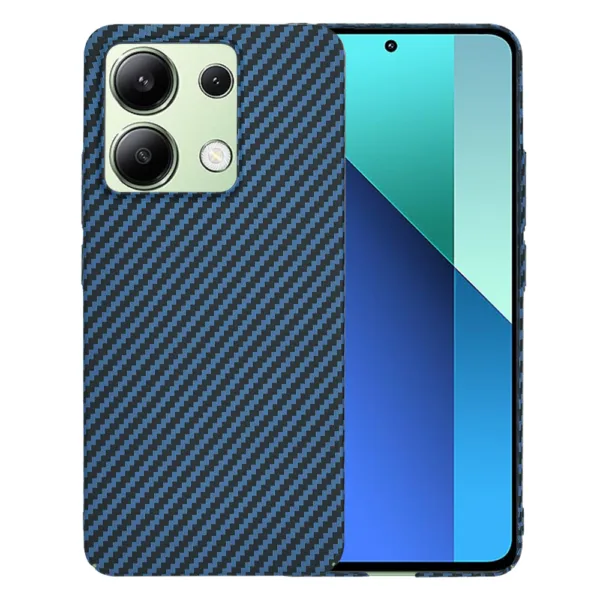 Techsuit - Carbonite FiberShell - Xiaomi Redmi Note 13 4G - Cyan