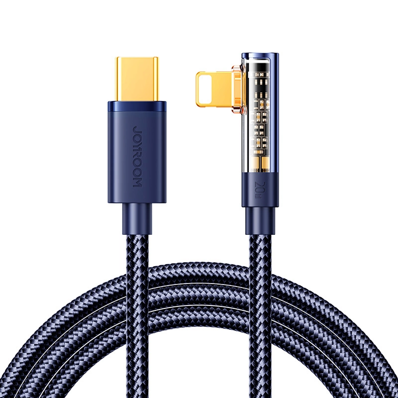 Joyroom Gaming Cable S-CL020A6 Lightning (angled) / USB-C (straight) 20W 1.2 m - blue