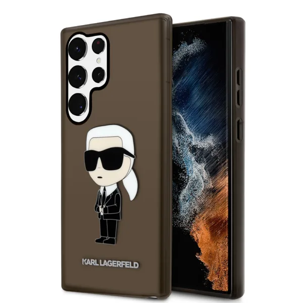 Karl Lagerfeld - Hardcase (KLHCS23LHNIKTCK) - Samsung Galaxy S23 Ultra - Ikonik Karl Lagerfeld