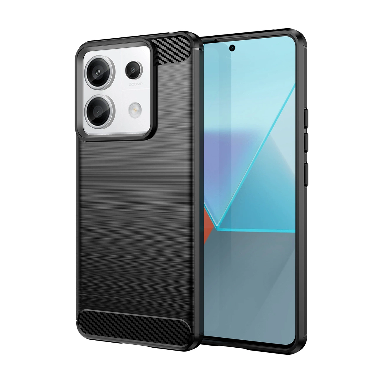 Carbon Case for Xiaomi Redmi Note 13 Pro+ - black