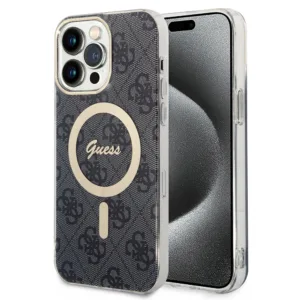 Guess - IML 4G MagSafe (GUHMP15XH4STK) - iPhone 15 Pro Max - Black