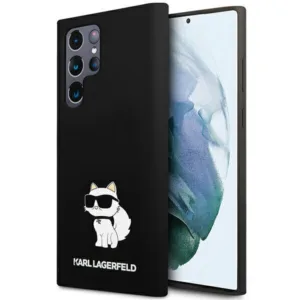 Karl Lagerfeld - Silicone (KLHCS24LSNCHBCK) - Samsung Galaxy S24 Ultra - Choupette