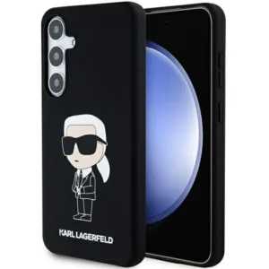 Karl Lagerfeld - Silicone (KLHCS24SSNIKBCK) - Samsung Galaxy S24 - Ikonik