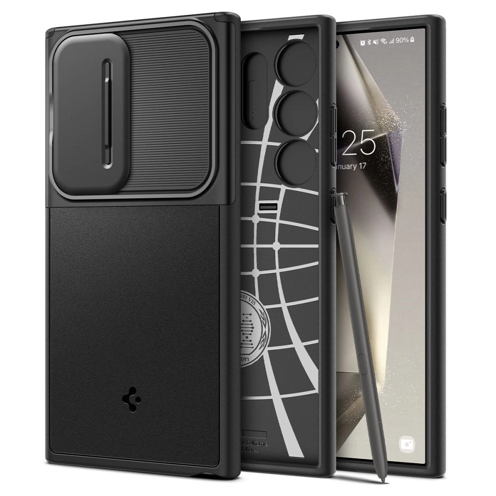 Spigen Optik Armor Case for Samsung Galaxy S24 Ultra - Black