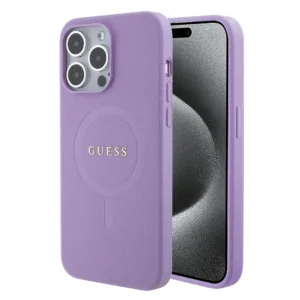 Guess - Saffiano MagSafe (GUHMP15XPSAHMCU) - iPhone 15 Pro Max - Purple