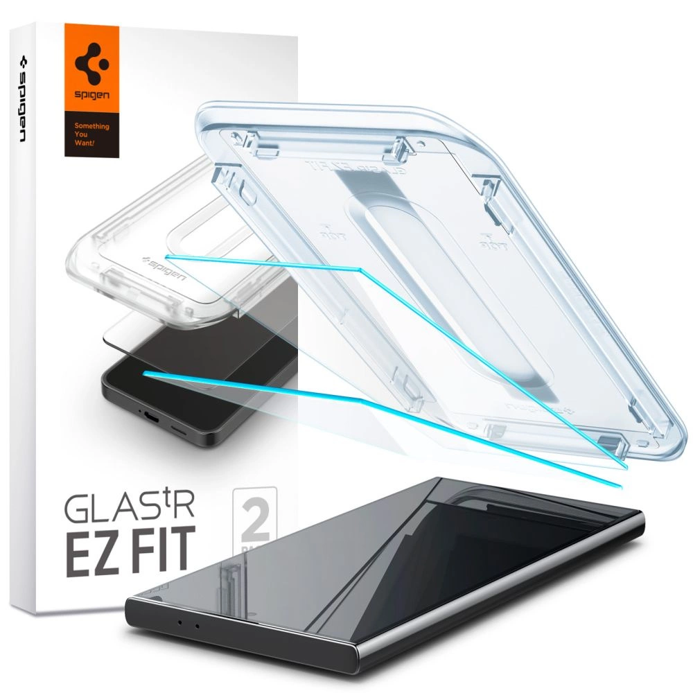 Spigen Glas.tR EZ Fit Tempered Glass for Samsung Galaxy S24 Ultra - 2 pcs.