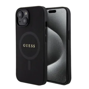 Guess - Saffiano MagSafe (GUHMP15SPSAHMCK) - iPhone 15 / iPhone 14 / iPhone 13 - Black