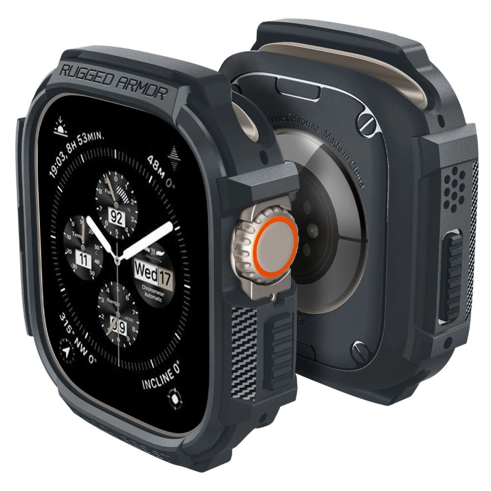 Spigen Rugged Armor Case for Apple Watch Ultra 1/2 (49mm) - Dark Gray