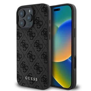 Guess - Hardcase 4G Classic (GUHCP16XG4GFGR) - iPhone 16 Pro Max - Black