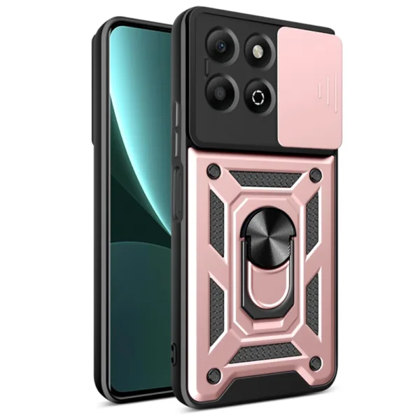 Techsuit - CamShield Series - Honor X6b - Rose Gold