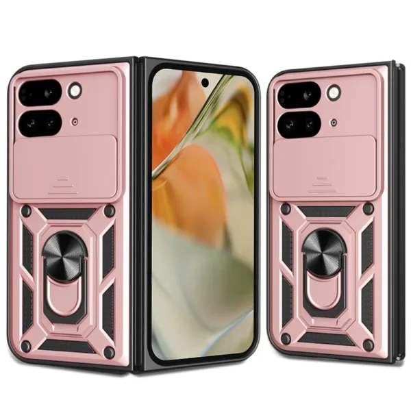 Techsuit - CamShield Series - Google Pixel 9 Pro Fold - Rose Gold