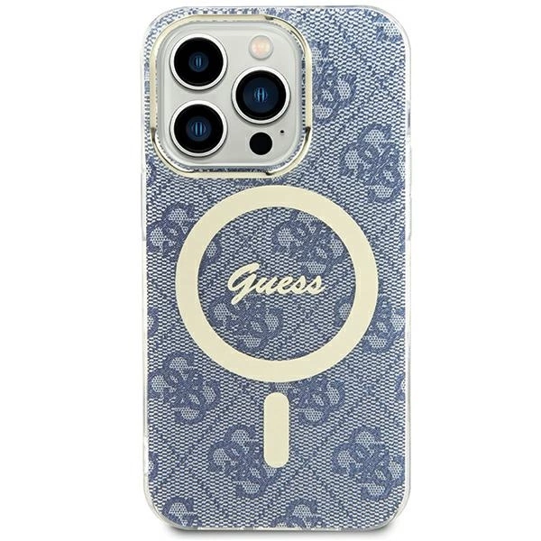 Guess IML 4G MagSafe case for iPhone 15 / 14 / 13 - blue