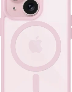 LAUT Huex Protect case with MagSafe for iPhone 14 Plus / 15 Plus - pink