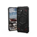 UAG Monarch case for Samsung Galaxy S24 - black kevlar