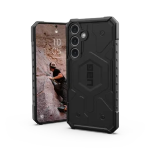 UAG Pathfinder Magnet case for Samsung Galaxy S24+ with magnetic module - black