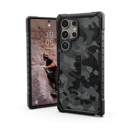 UAG Pathfinder Magnet SE case for Samsung Galaxy S24 Ultra 5G with magnetic module - camo gray