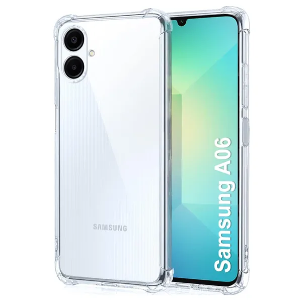 Techsuit - Shockproof Clear Silicone - Samsung Galaxy A06 - Clear