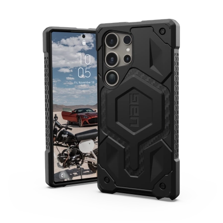 UAG Monarch case for Samsung Galaxy S24 Ultra - black carbon