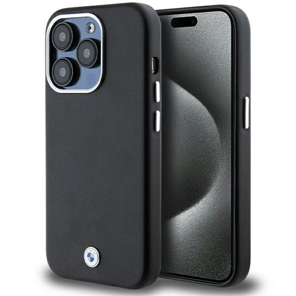 BMW Signature Wrapped Metal MagSafe case for iPhone 14 Pro - black