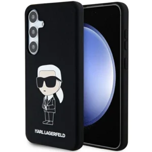 Karl Lagerfeld Silicone Ikonik case for Samsung Galaxy S24+ - black